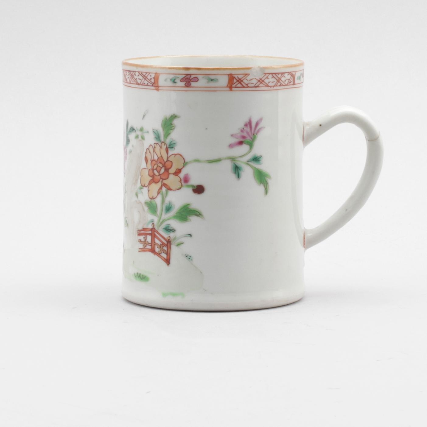 MUGG, porslin, Kina, Qianlong 1736-1795.