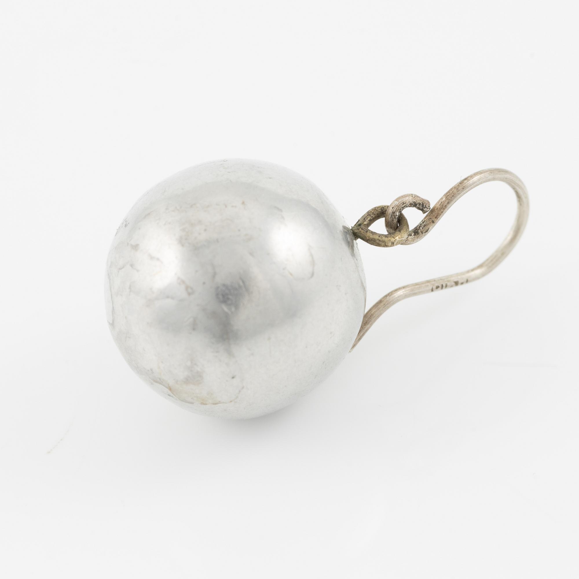 Stigbert, collar, neck ring, silver and rock crystal.