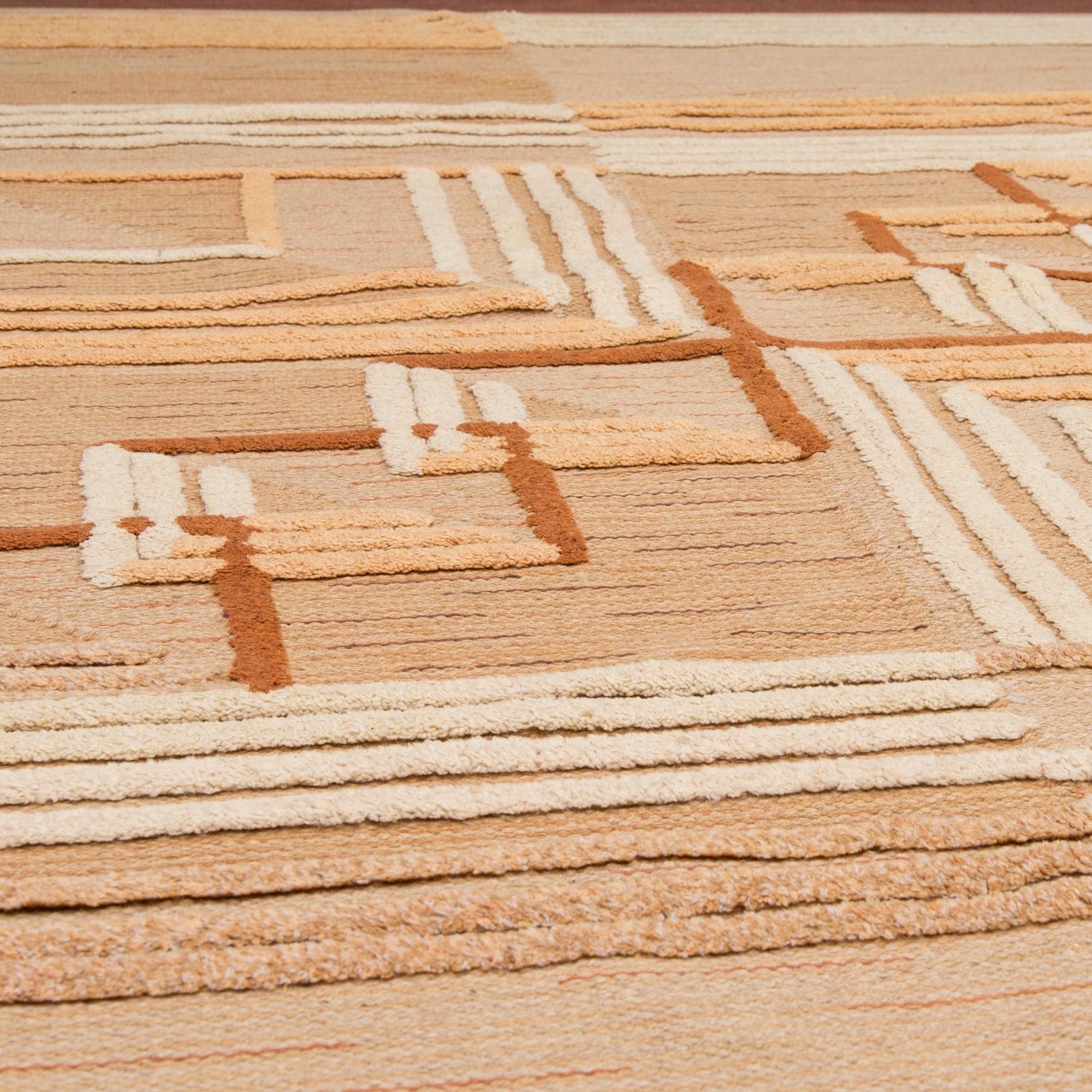 GRETA SKOGSTER-LEHTINEN, matto, Kodiksamin Kutomo. Noin 330x230.