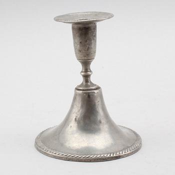 LJUSSTAKE, tenn, Carl Gustaf Malmborg, Stockholm 1803.