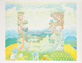 MÅRTEN ANDERSSON, 4 st, "Iggesundsmappen", grafiska blad, signerade och numrerade HC/XXXVII/XL.