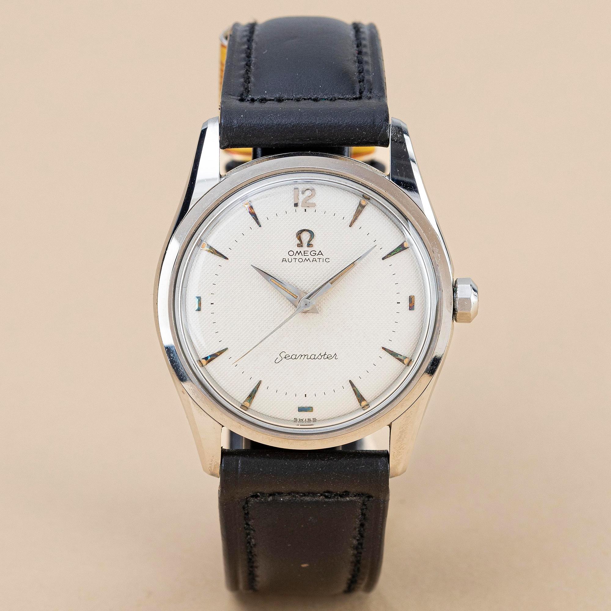 Omega, Seamaster, "Honeycomb Dial", ca 1954.