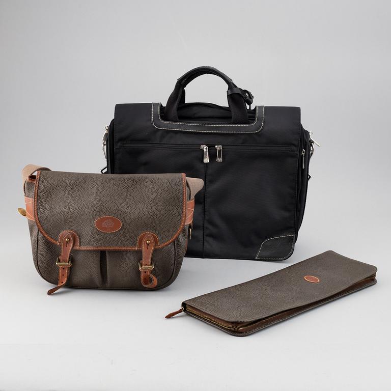 MULBERRY, a set of three bags.