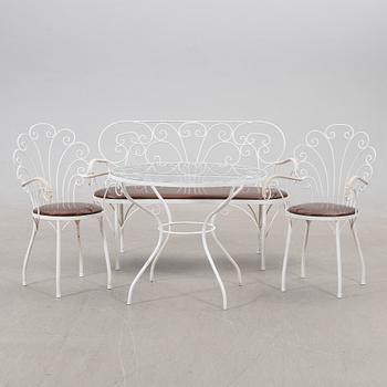 Trädgårdgrupp, 4 delar, 1900-tal.