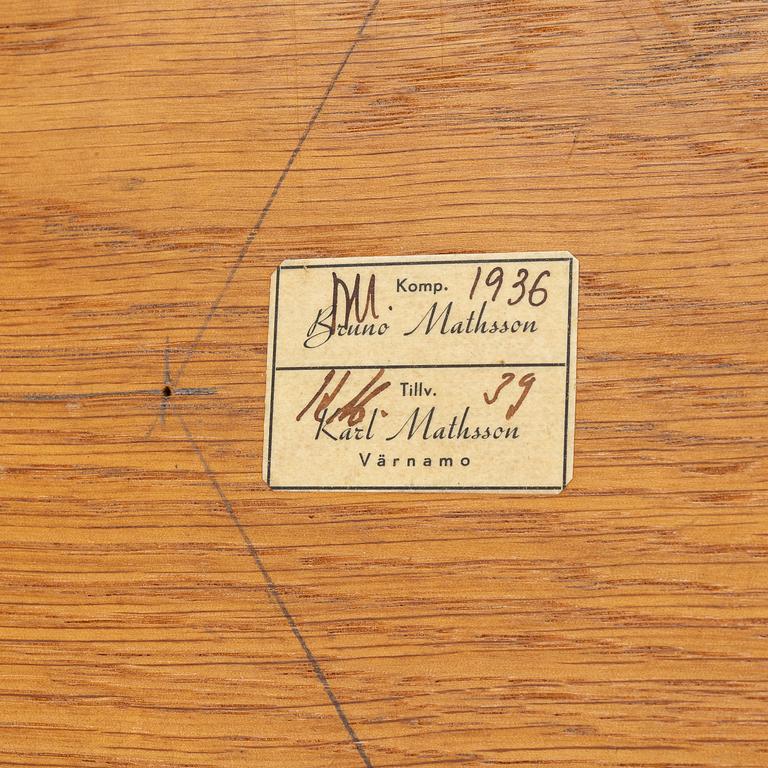 Bruno Mathsson, an 'Annika' coffee table, Karl Mathsson, Värnamo, 1939.