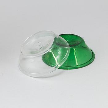 Fourteen glass bowls 19th century.
