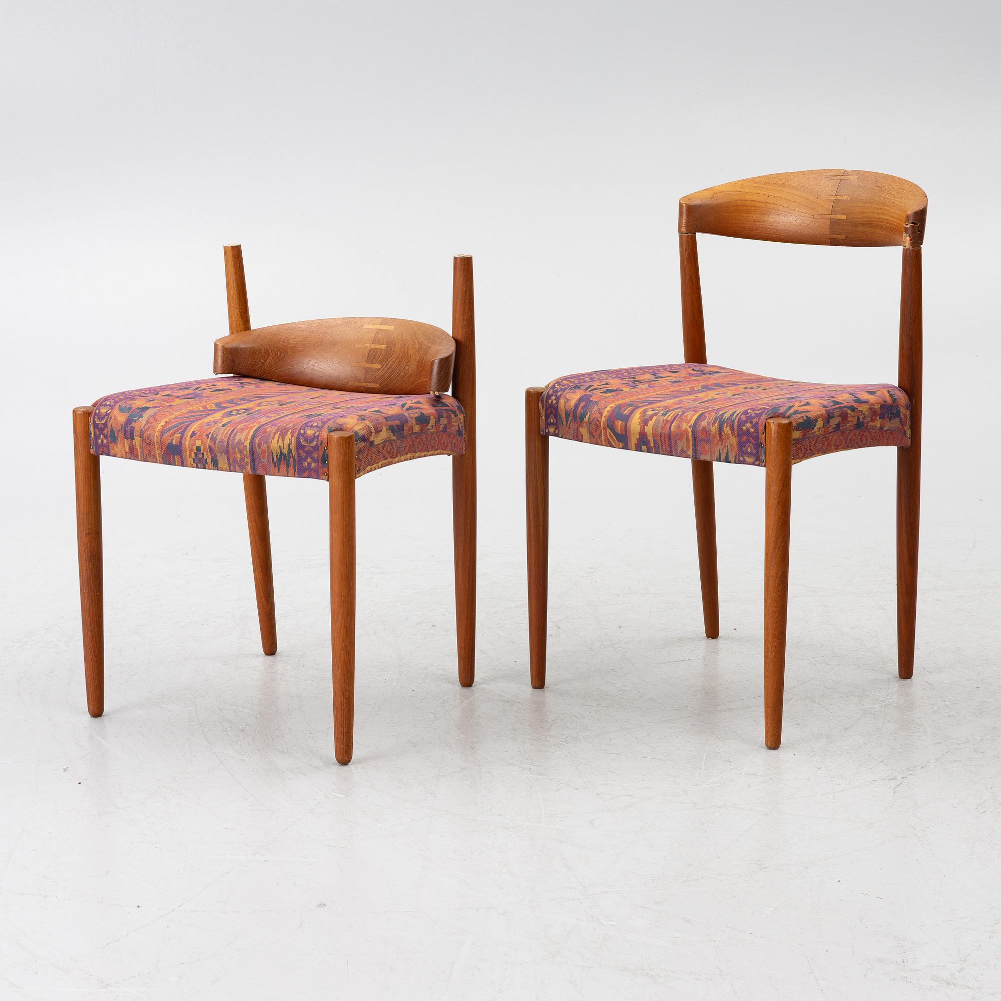Knud Andersen, Chairs, 4, JCA Jensen, Aarhus, Denmark.