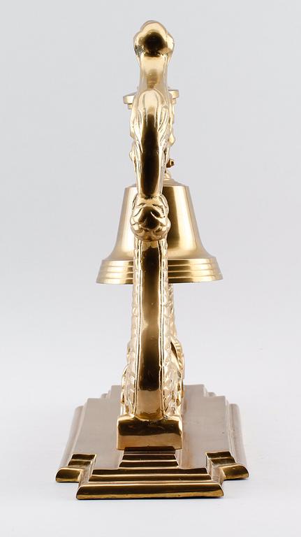 BORDSKLOCKA, mässing, 1900-tal.