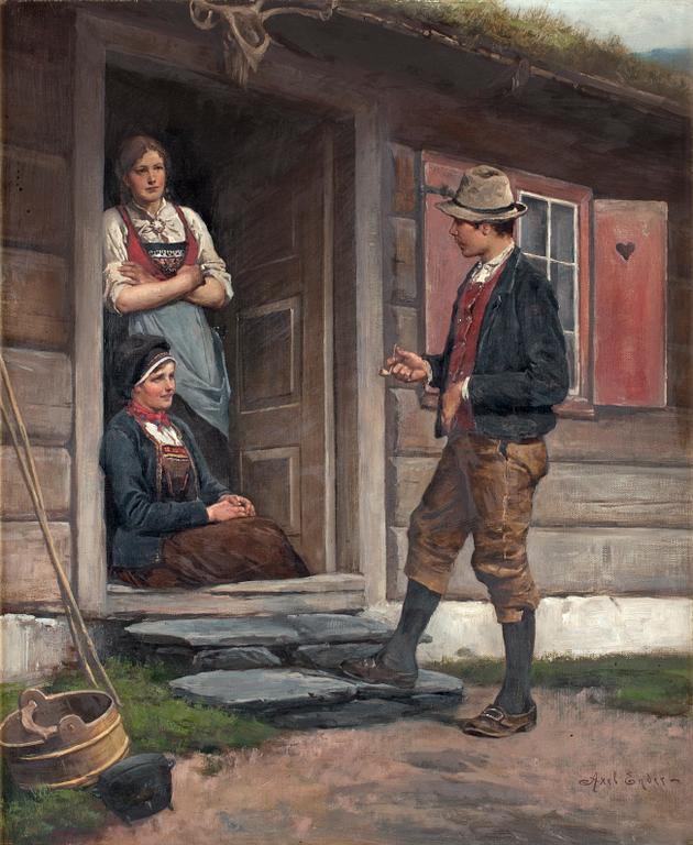 Axel Ender, Conversation by the door.