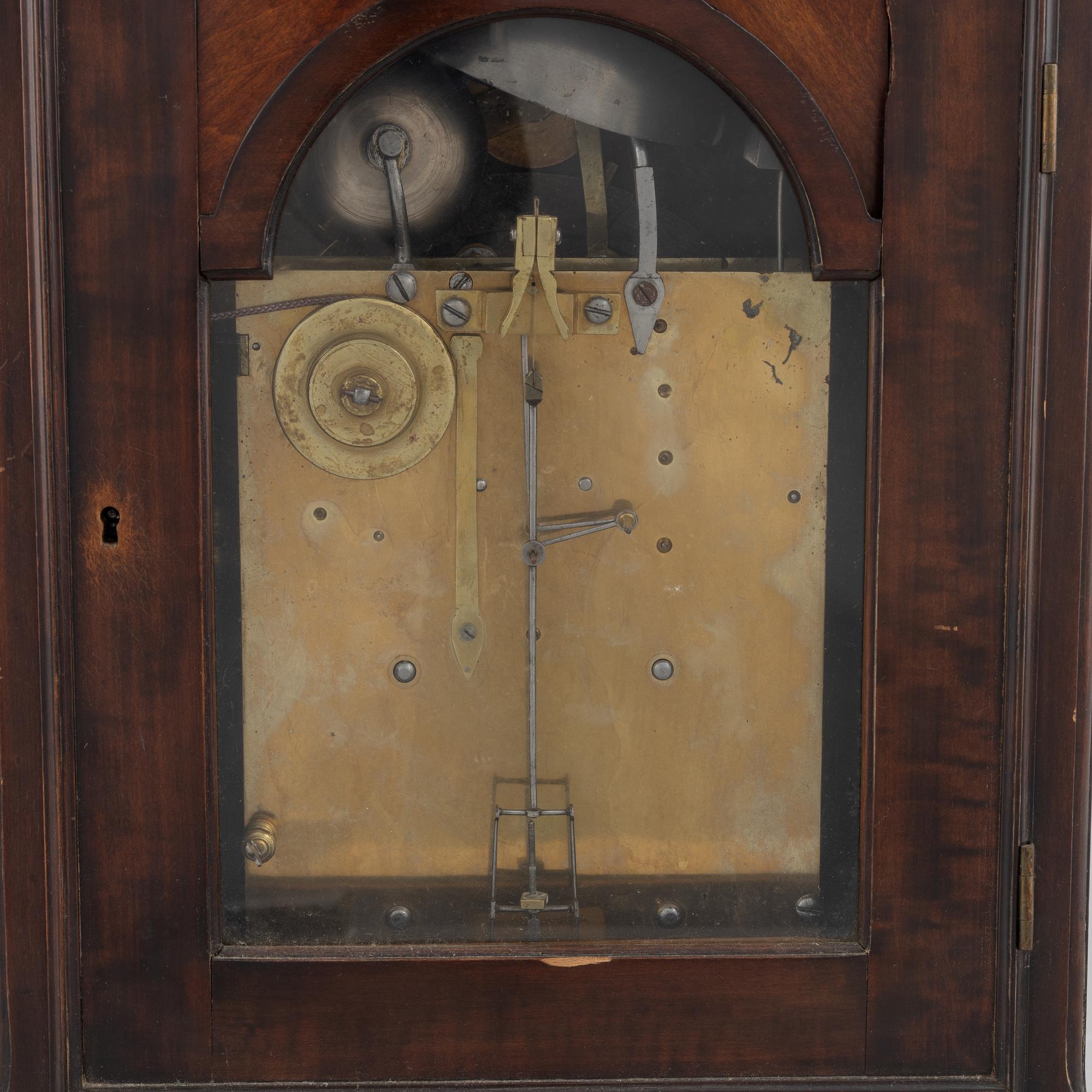 A bracket clock, signed Peter Green, Apenrade. Denmark, 18th century.