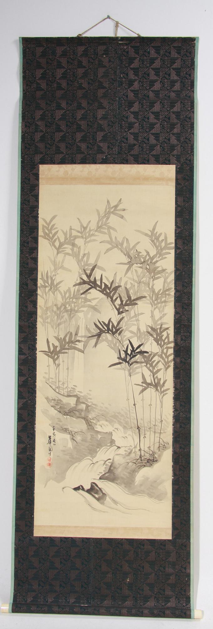 RULLMÅLNING, Japan. Tidigt 1900-tal.