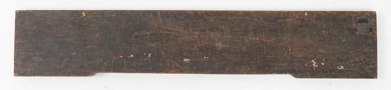 A carved wooden relief, China, late Qing dynasty, late 19th century.