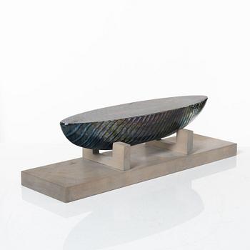 Bertil Vallien, skulptur, Kosta Boda, numrerad och signerad.
