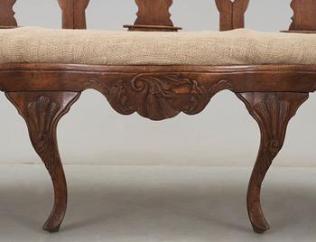 Rokoko, A North European Rococo 18th century sofa.