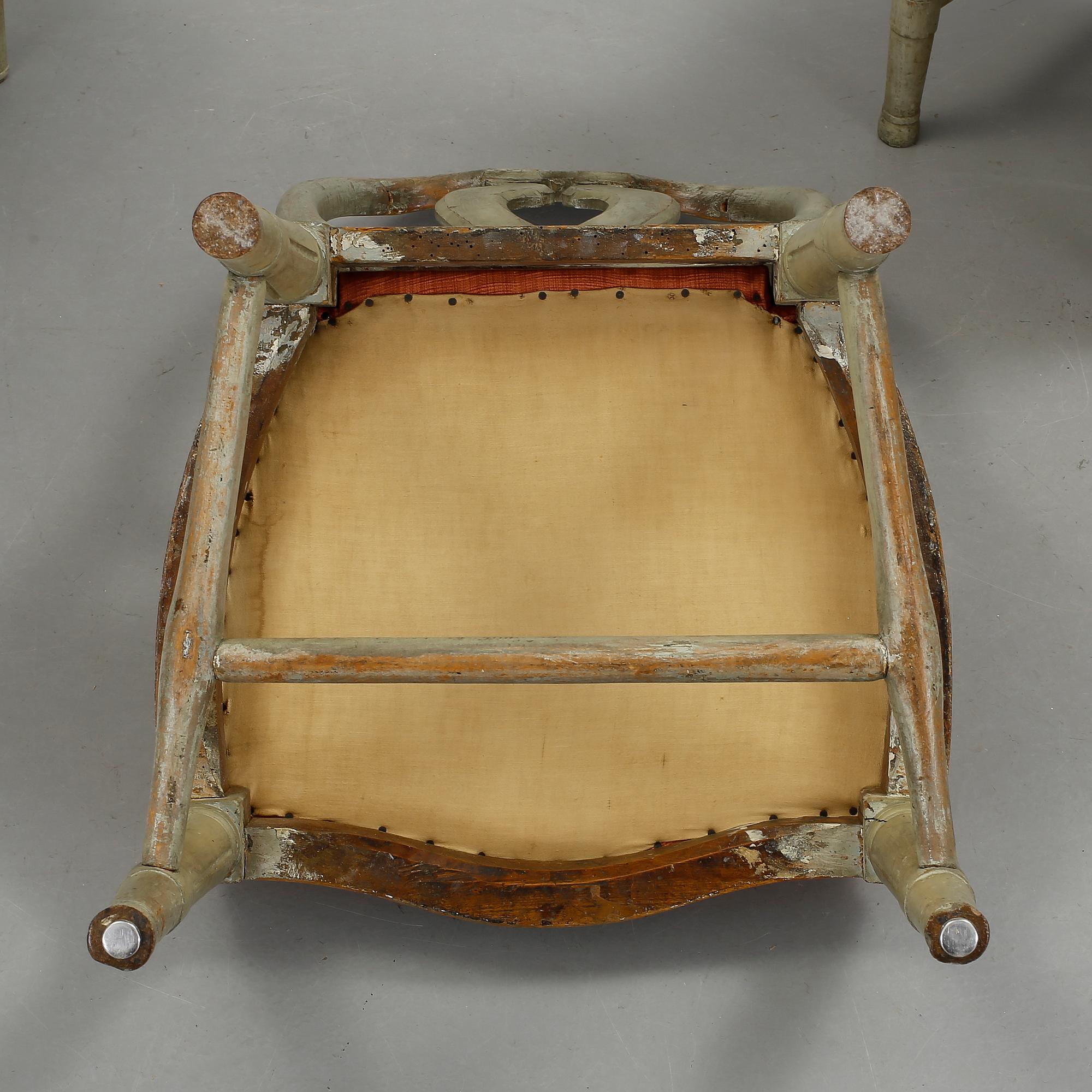 STOLAR, 3st, gustaviansk, 1700-tal.
