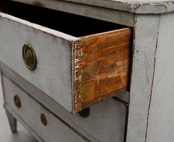 BYRÅ, sengustaviansk, omkring år 1800.