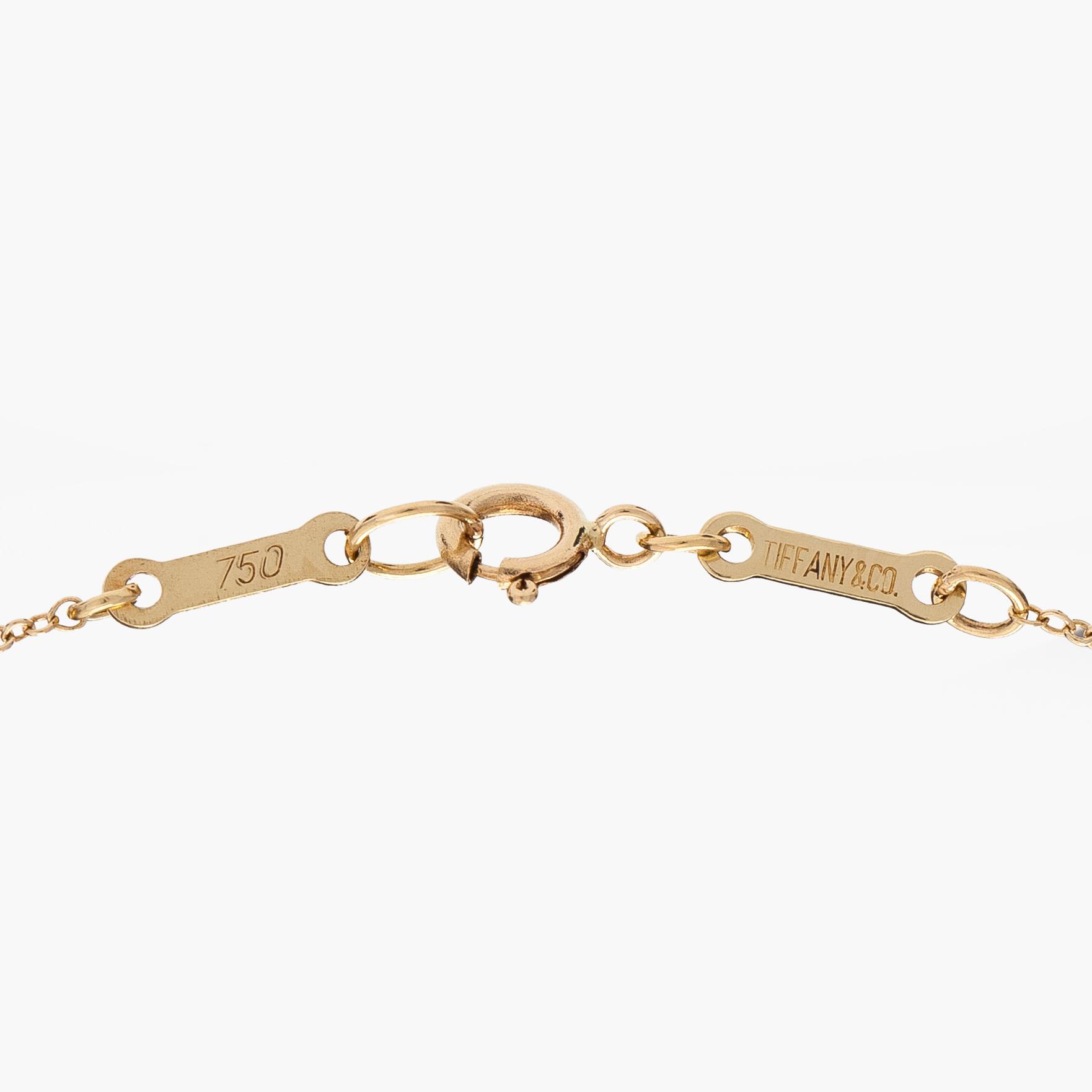 Tiffany & Co, Elsa Peretti, an 18K gold 'Starfish' necklace.