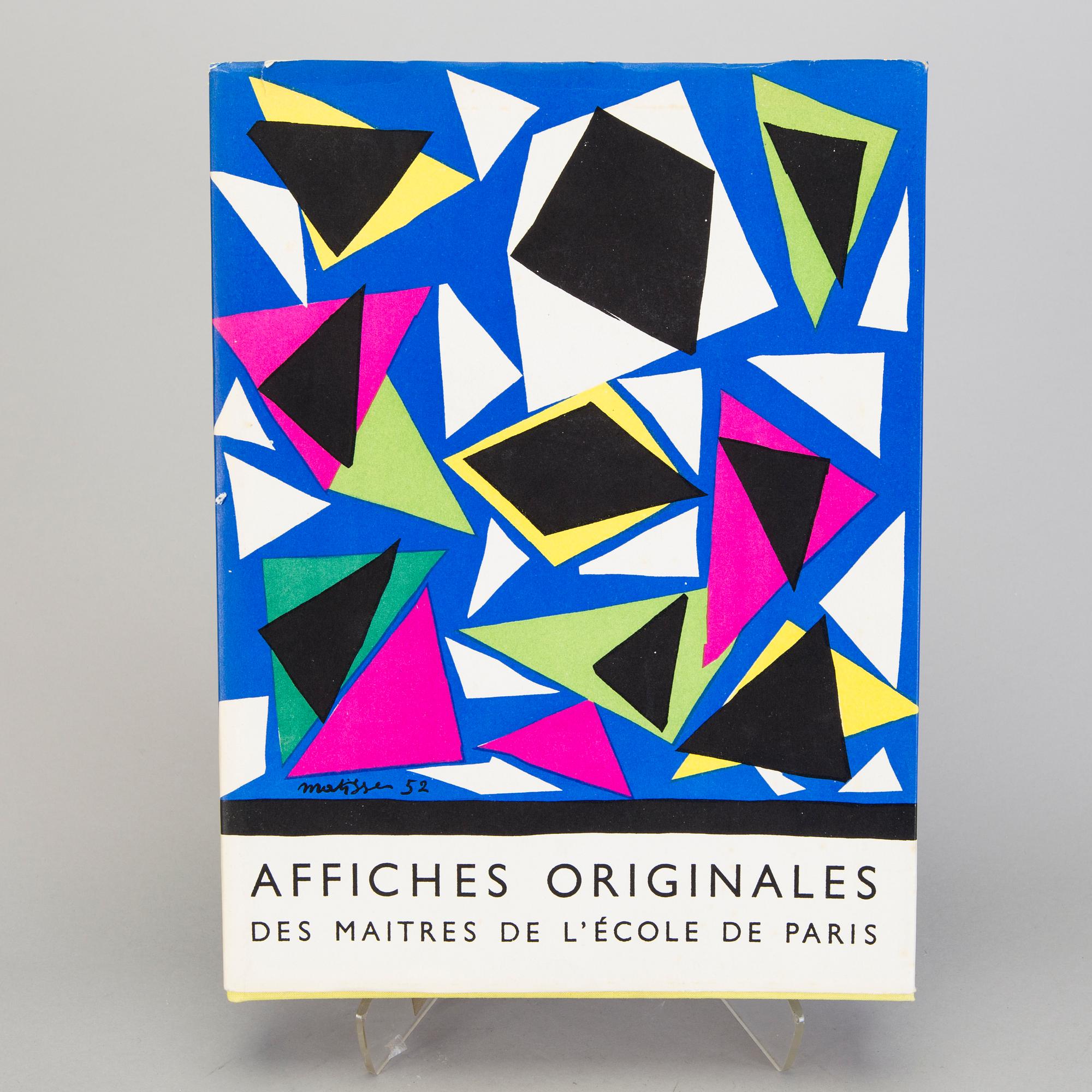 Book, "Les affiches originales des Maîtres de L'Ecole de Paris".