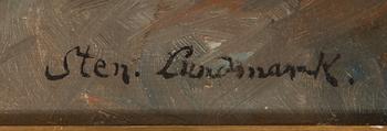 Sten Lundmark, oil on canvas, signed.