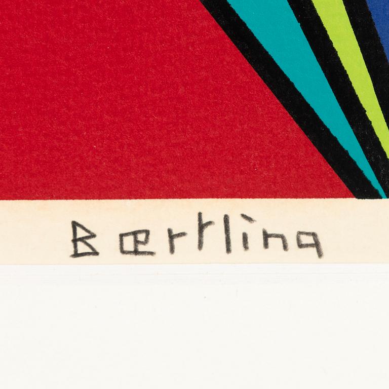 Olle Bærtling, silkscreen in colours, signed 32/100.