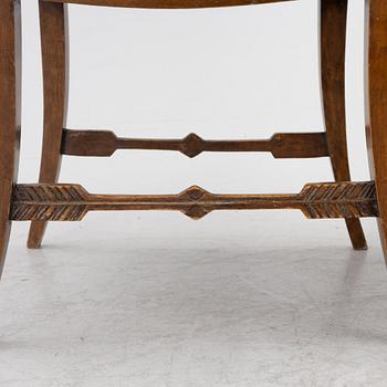 Stools, a pair, Empire, first half of the 19th century.