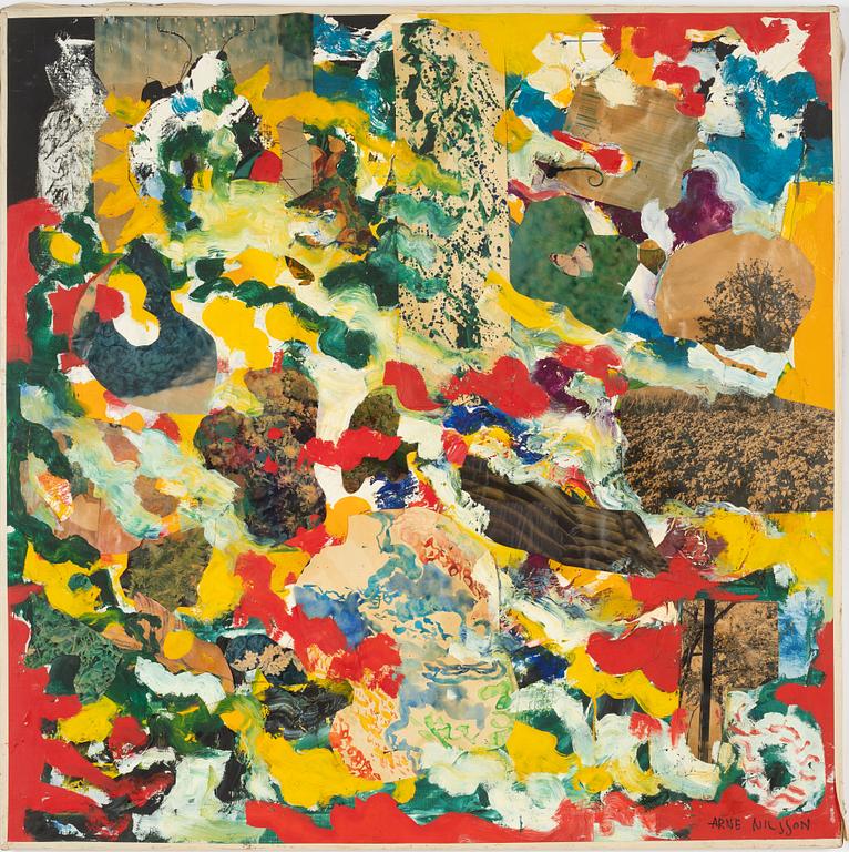 Arne Nilsson, Composition with Collage.