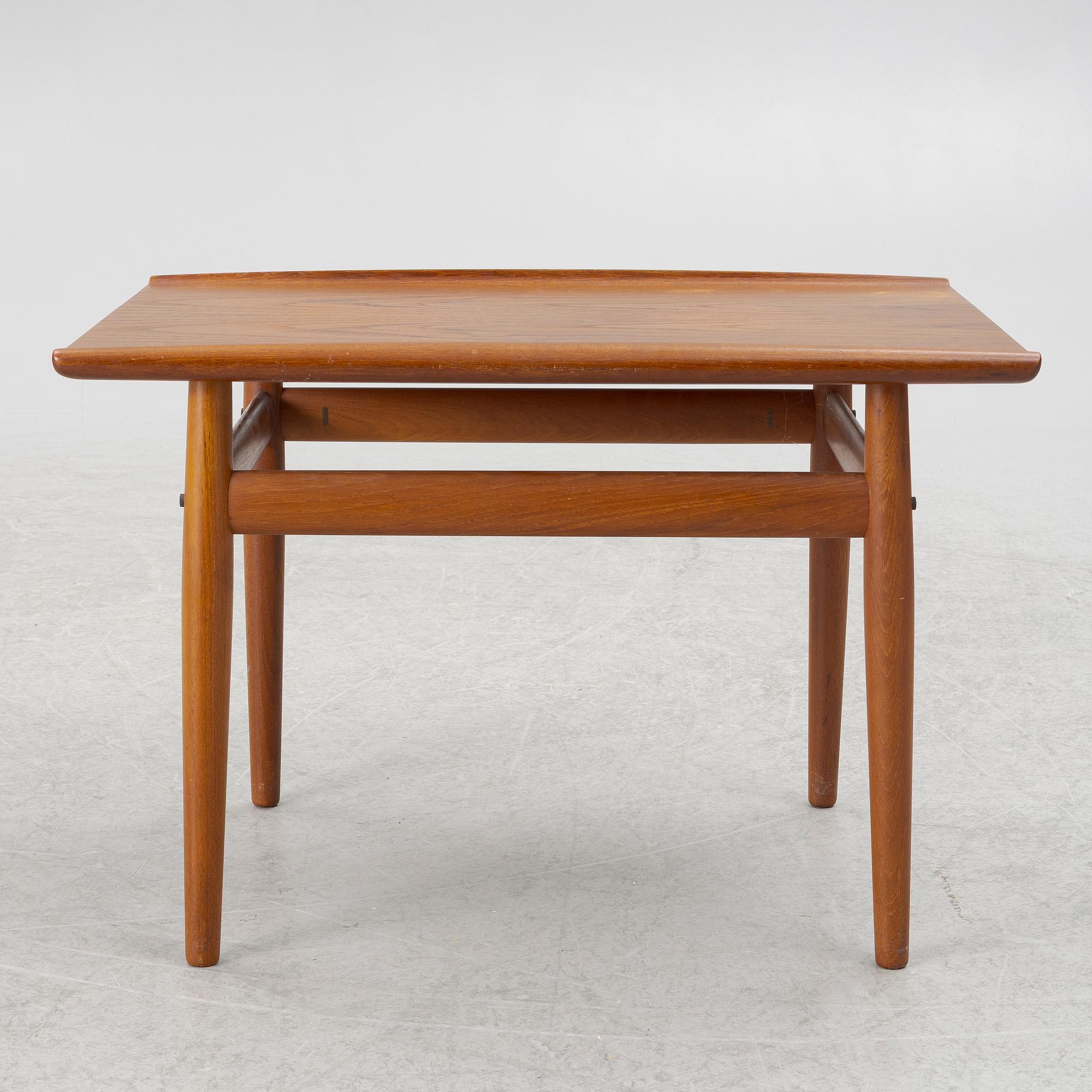 Grete Jalk, soffbord, Glostrup Möbelfabrik, Danmark 1900-talets mitt.