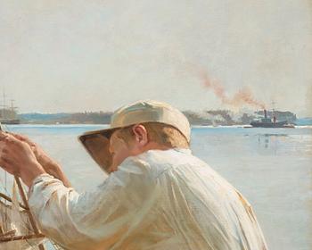 Albert Edelfelt, "Shipbuilders".