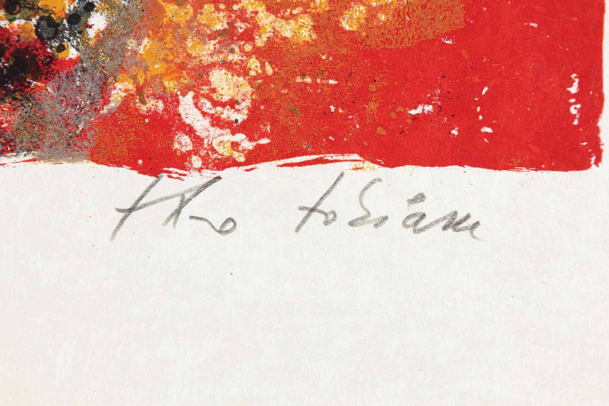 Theo Tobiasse, "The Song of Songs of King Solomon", portfolio with 12 colour lithographs.