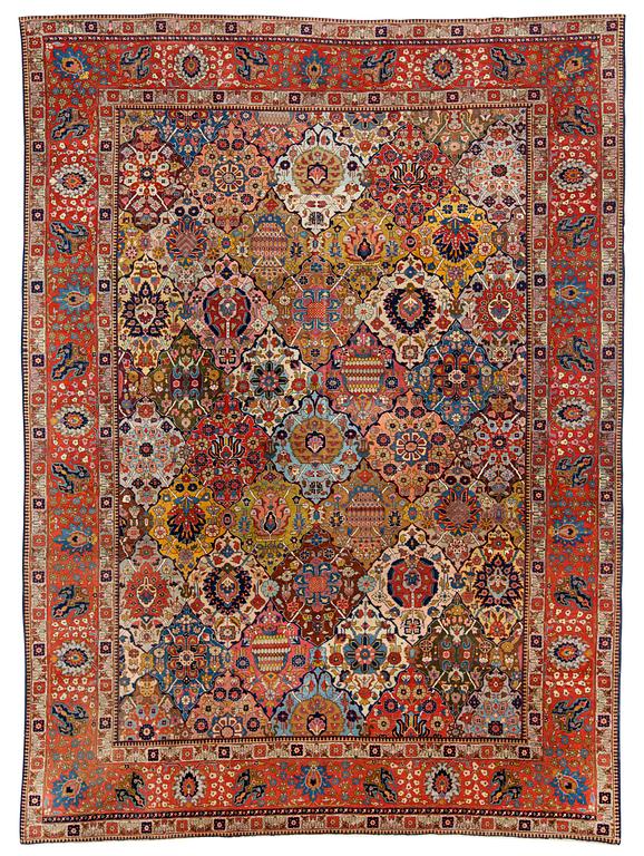 SEMI-ANTIQUE TABRIZ.