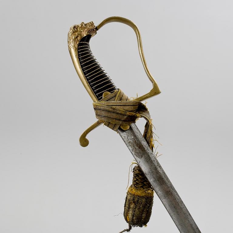 SABEL, för Officer vid Livregementet, Sverige, 1800-tal.