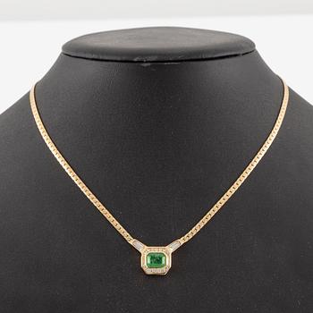 Christian Dior, collier och örhängen, ett par, vintage.