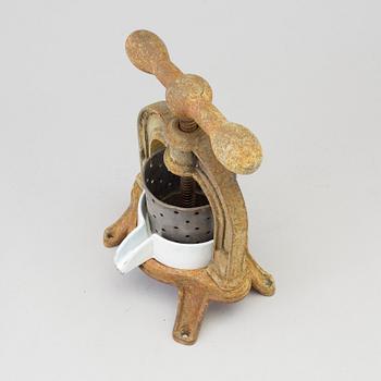 ANKPRESS, järn, Frankrike, 1900-talets början.