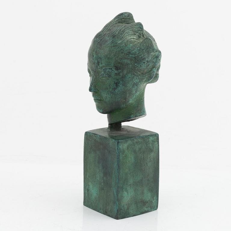 Carl Milles, after, a patinated bronze sculpture. Impressed Millesgården.