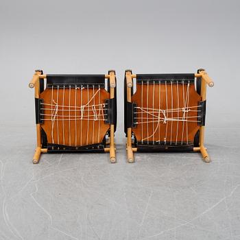 a pair of 'Sirocco' easy chairs, Arne Norell Möbel AB, Aneby, Sweden.