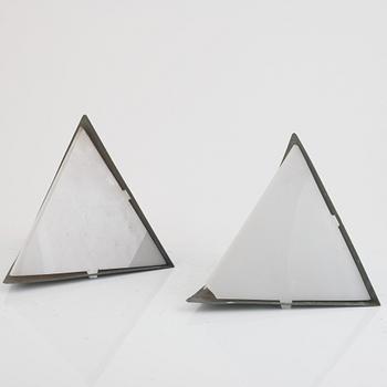 Hans-Agne Jakobsson, outdoor lighting, a pair, likely from Markaryd, second half of the 20th century.