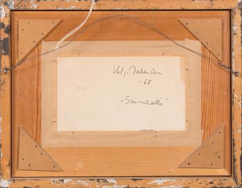 Helge Dahlman, oil on canvas board, signed.