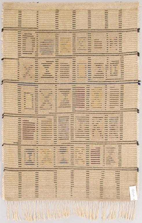 Maija Kolsi-Mäkelä, rya, modell för Helmi Vuorelma. Ca 145 x 100 cm.