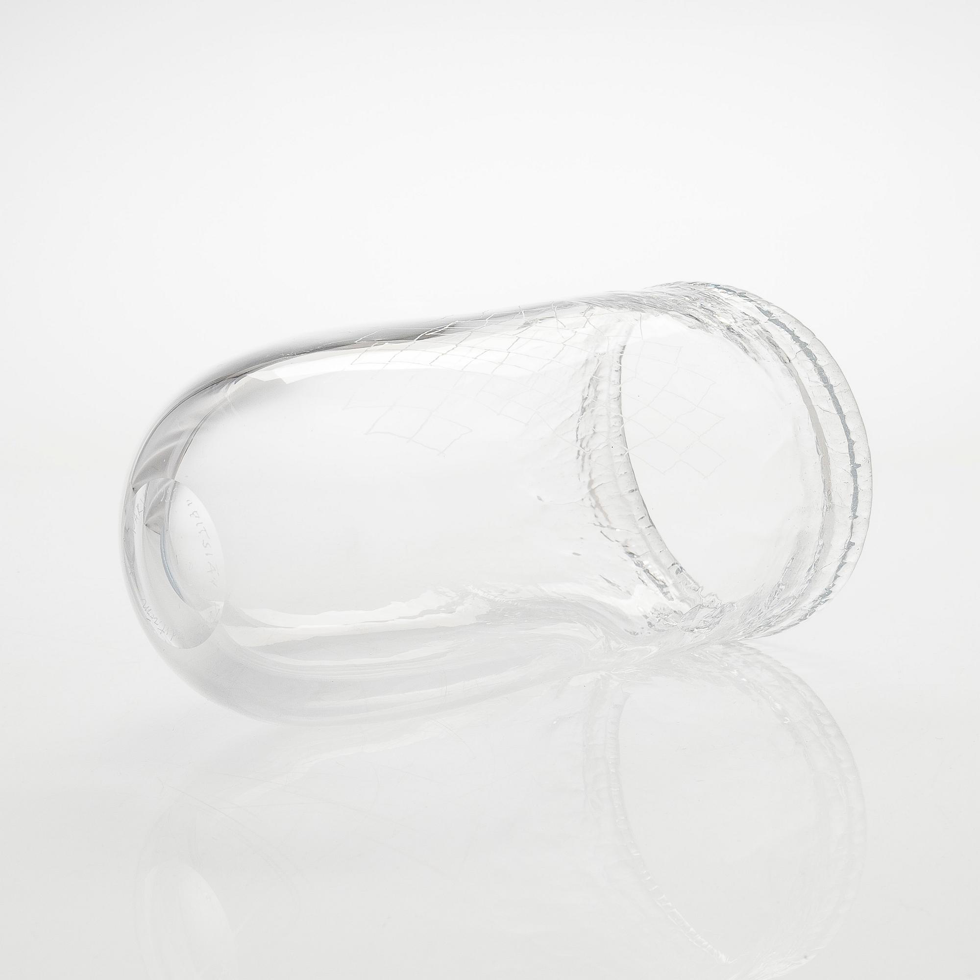 Tiina Nordström, an art glass signed Tiina Nordström, Nuutajärvi 1993.