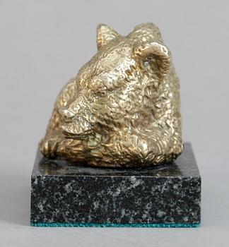 BREVPRESS/SKULPTUR, brons, 1900-talets början.