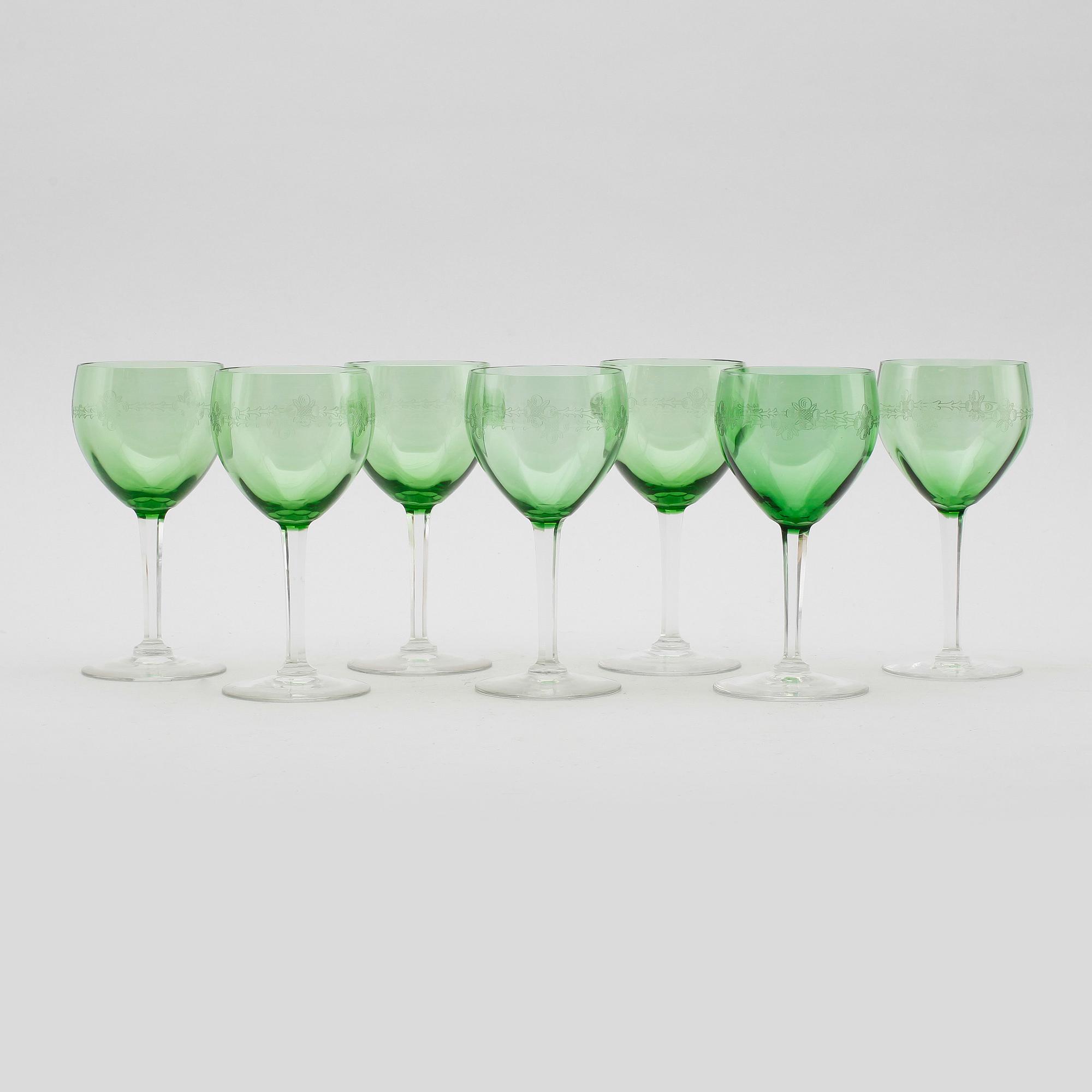 VITVINSGLAS, 17 st, 1900-talets första hälft.