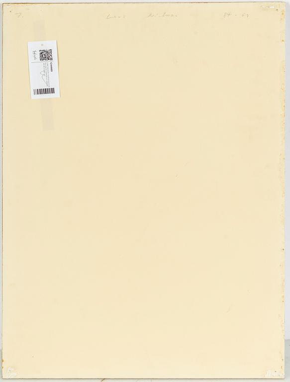 LARS NILSSON, oil & tempera on canvas/panel, signed and dated -88-89 verso.