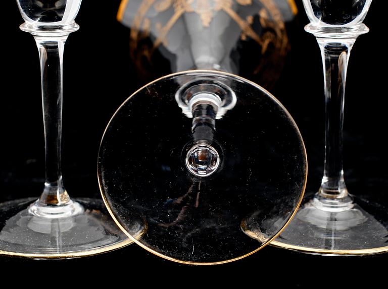 VINGLAS, 4 st, "Sergel", 1900-/2000-tal.