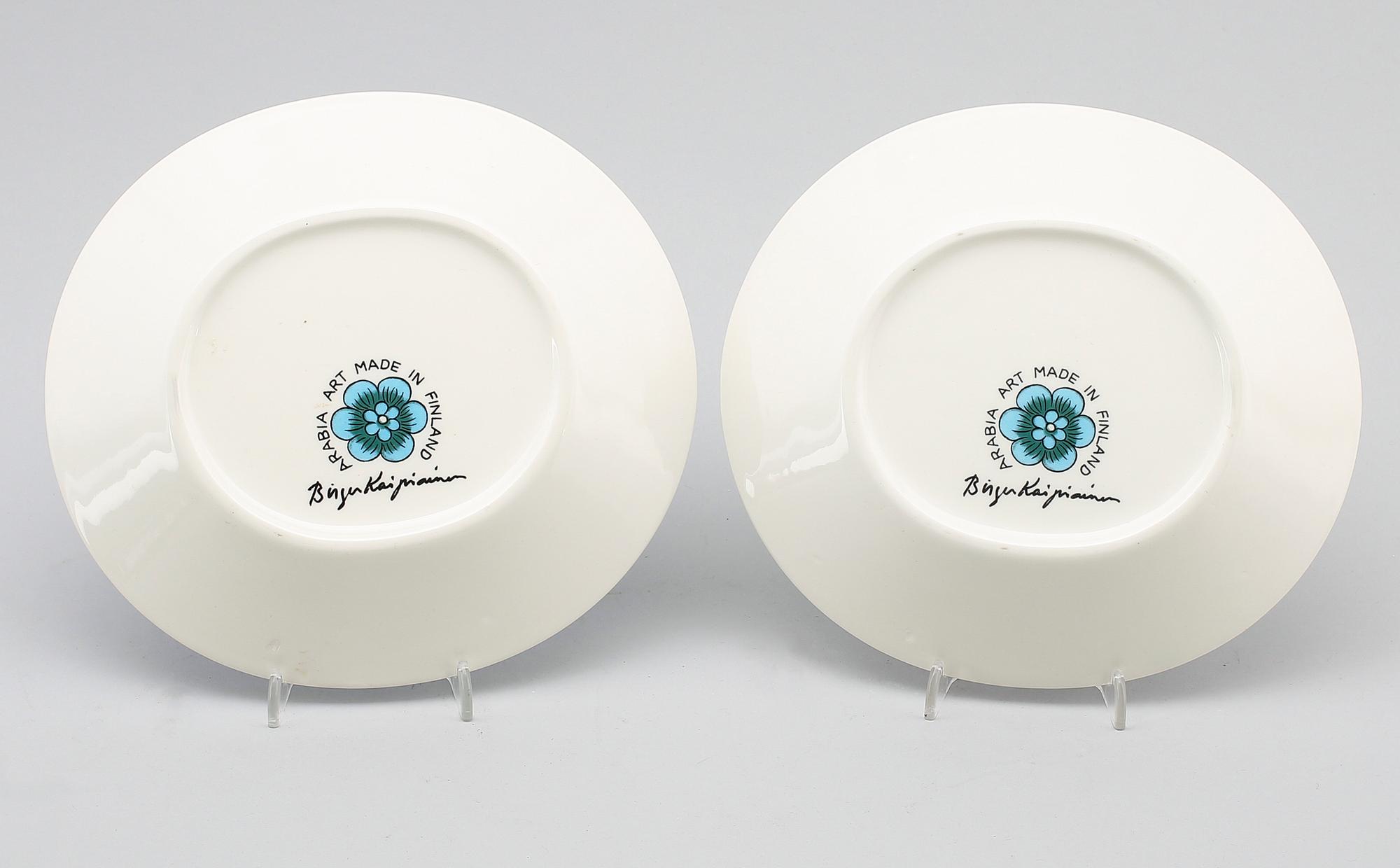 FAT, 1 par, porslin, Birger Kaipiainen, Arabia.