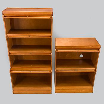 Kirjahylly lasiovilla, 6 moduulia, 2000-luku.