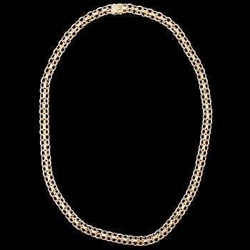 HALSLÄNK, 18K guld, 1900-tal, ca 35g.