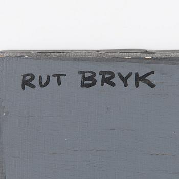 Rut Bryk, relief, signed a tergo.