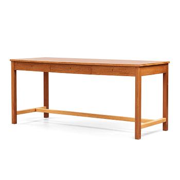 197. Josef Frank, a mahogany desk, Svenskt Tenn, mid 20th century, model 1160.