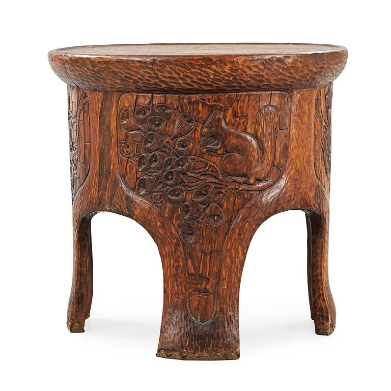 GUSTAV FJAESTAD, bord, tillverkat av Adolf Swanson, Arvika 1908, jugend.
