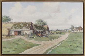CARL MÅNSSON, olja på duk, signerad.